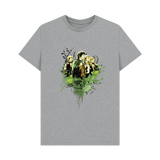 Athletic Grey Printed T-shirt Front