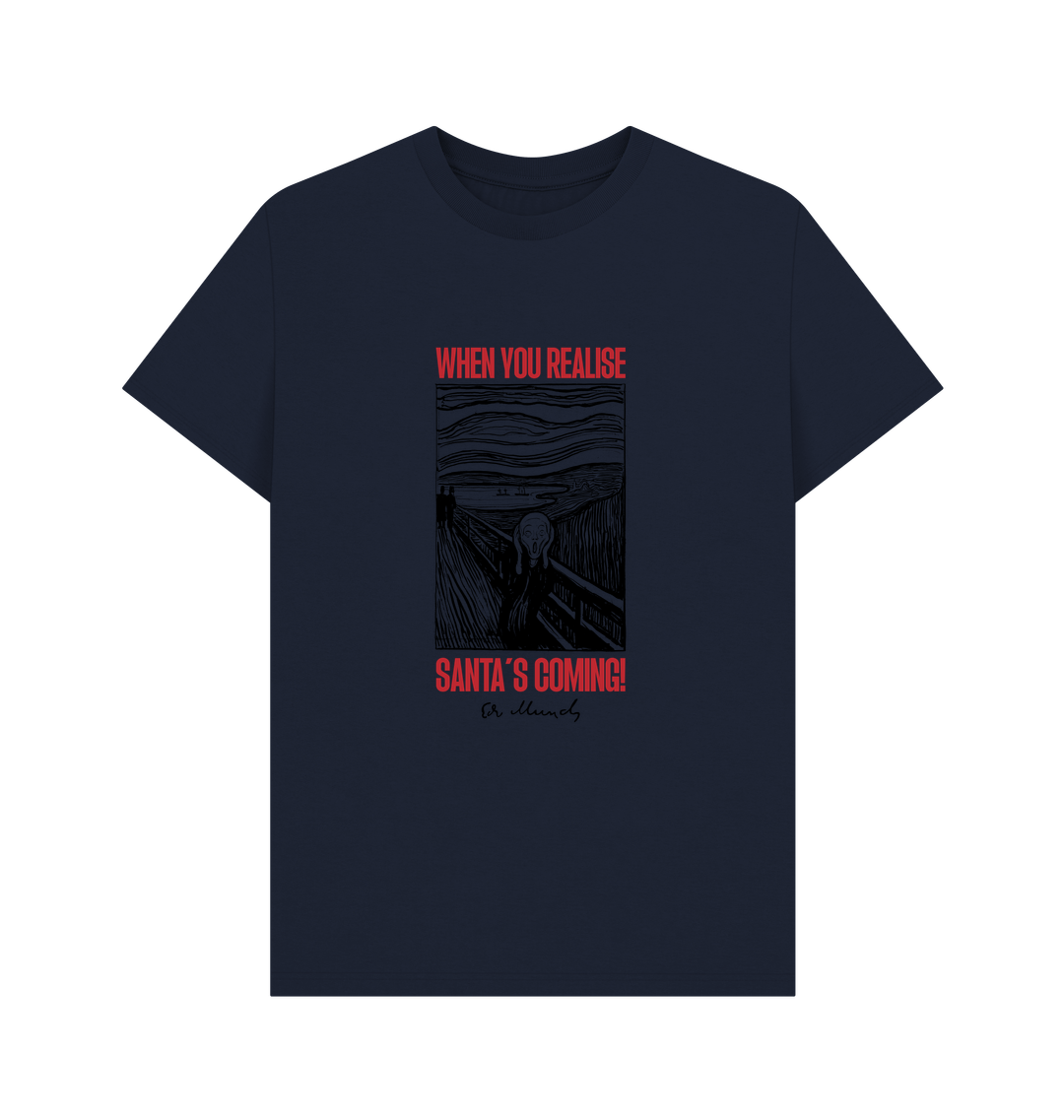 Navy Blue Printed T-shirt