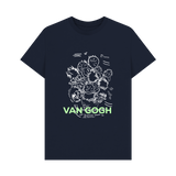 Navy Blue Printed T-shirt Front