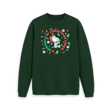 Evergreen Printed Sweater Front