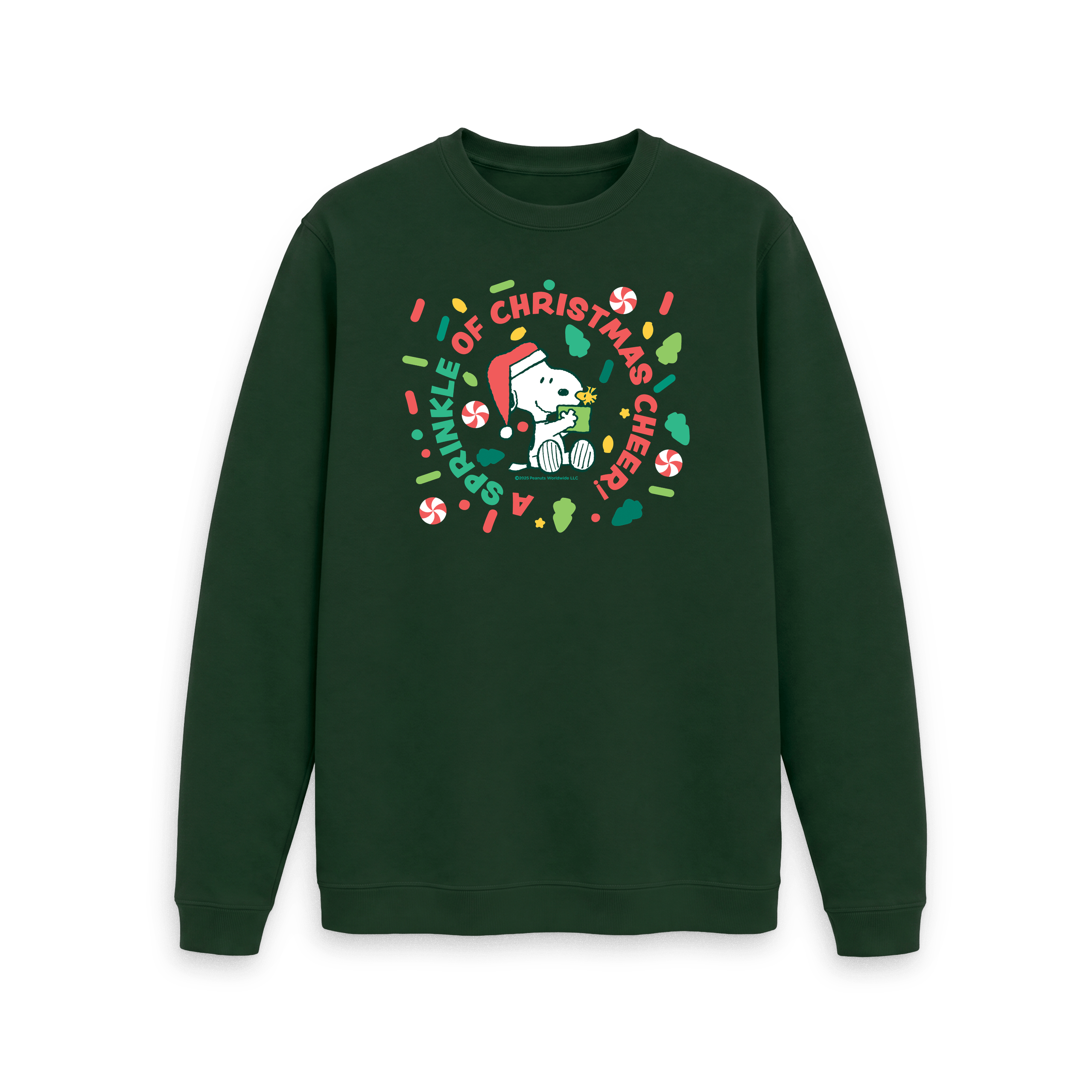 Evergreen Printed Sweater Front