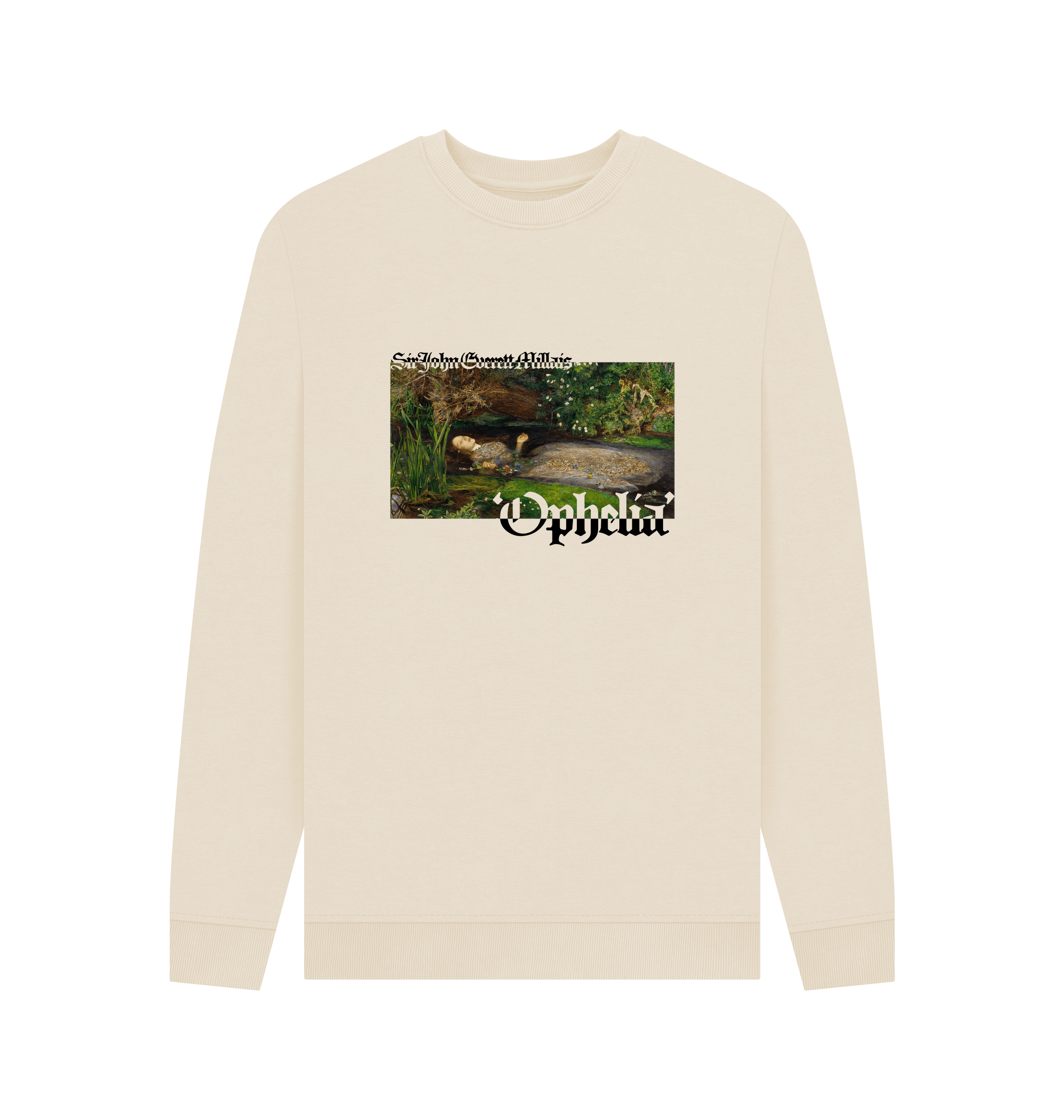 Oat Printed Sweater Front