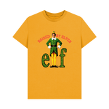 Mustard Printed T-shirt Front