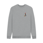 Light Heather Printed Sweater Front