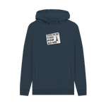 Navy Printed Hoody Front