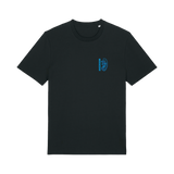 Black Printed T-shirt Front