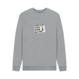 Light Heather Printed Sweater Front