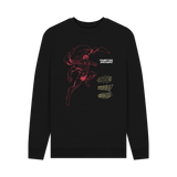 Black Printed Sweater