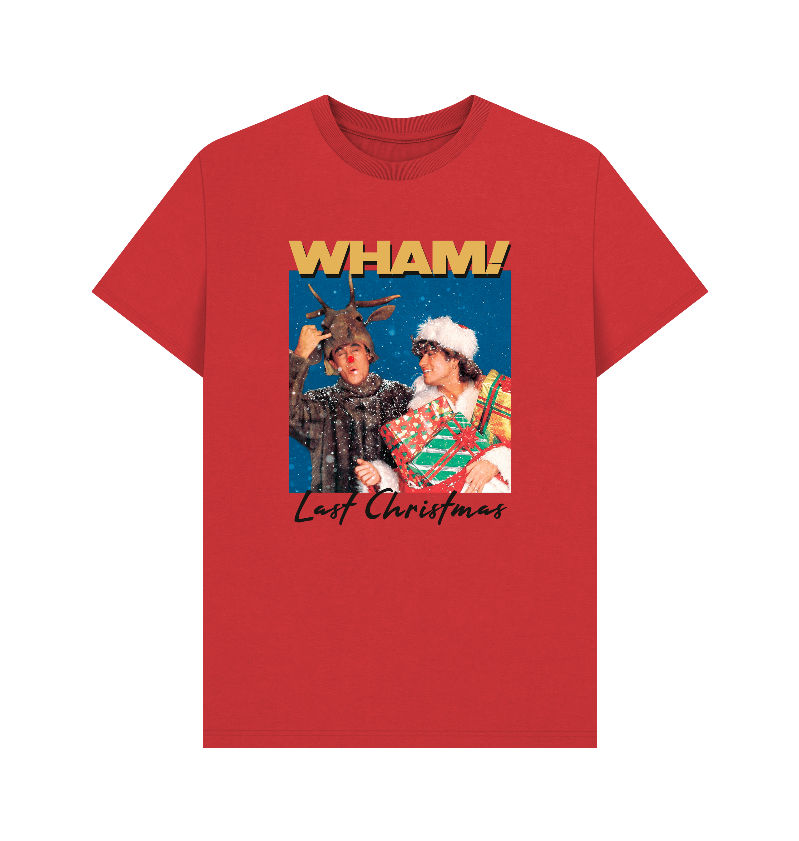 Red Printed T-shirt Front