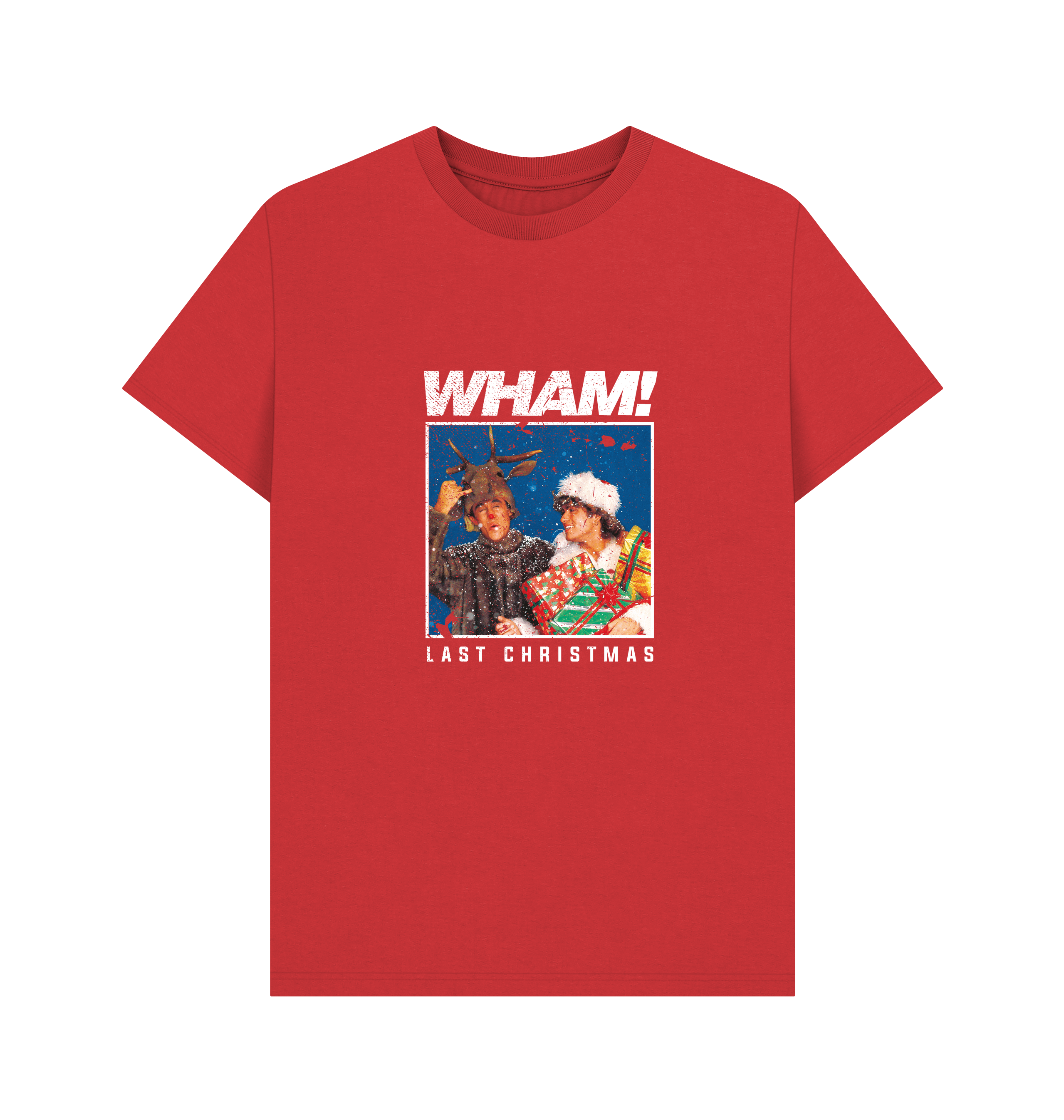 Red Printed T-shirt Front