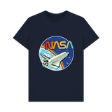 Navy Blue Printed T-shirt Front