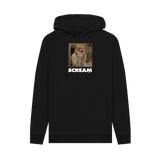 Black Printed Hoody Front