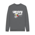 Slate Grey Printed Sweater Front