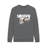 Slate Grey Printed Sweater Front