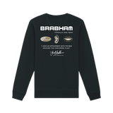 Black Printed Sweater Back