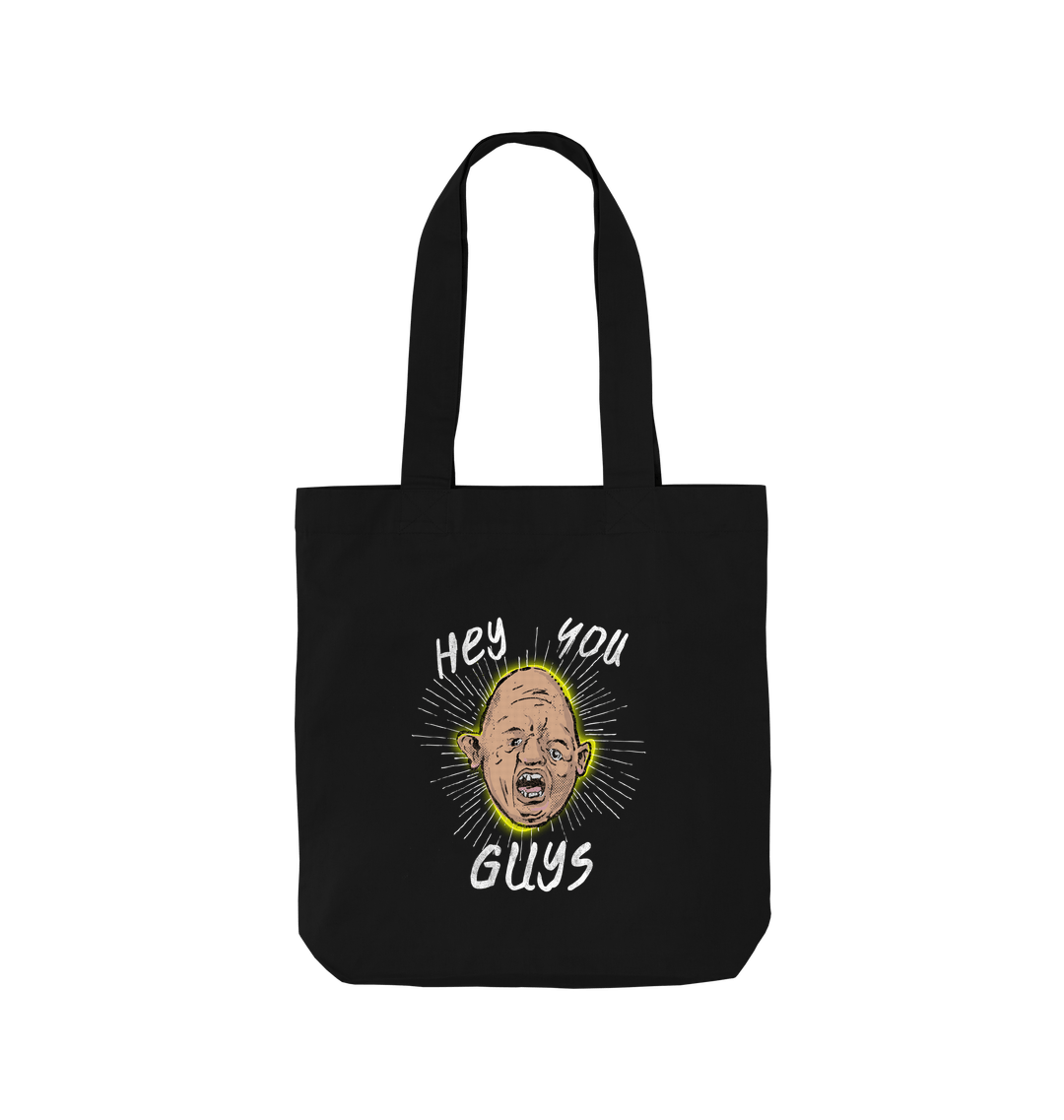 Black Printed Bag Front