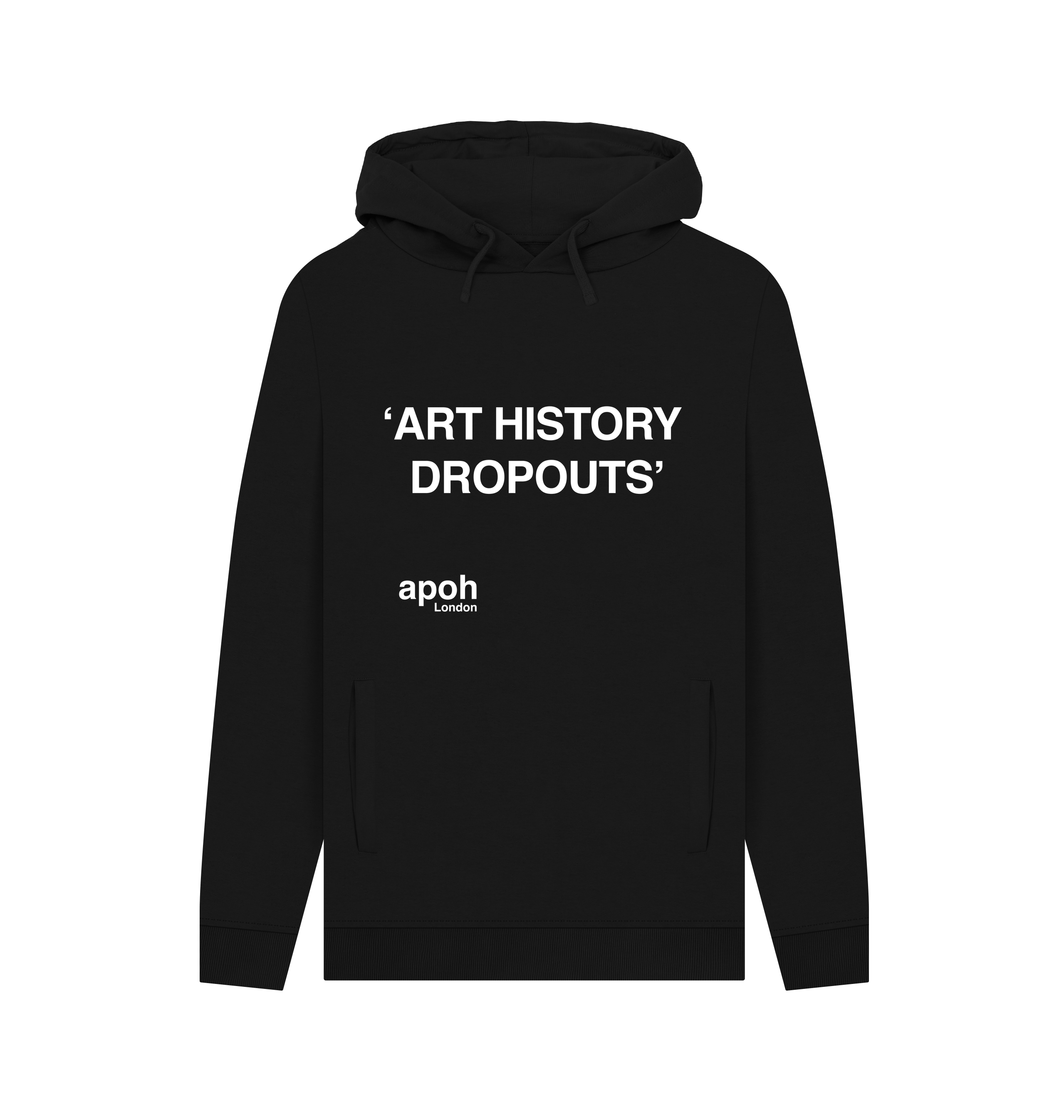 Black Printed Hoody