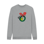 Light Heather Printed Sweater Front