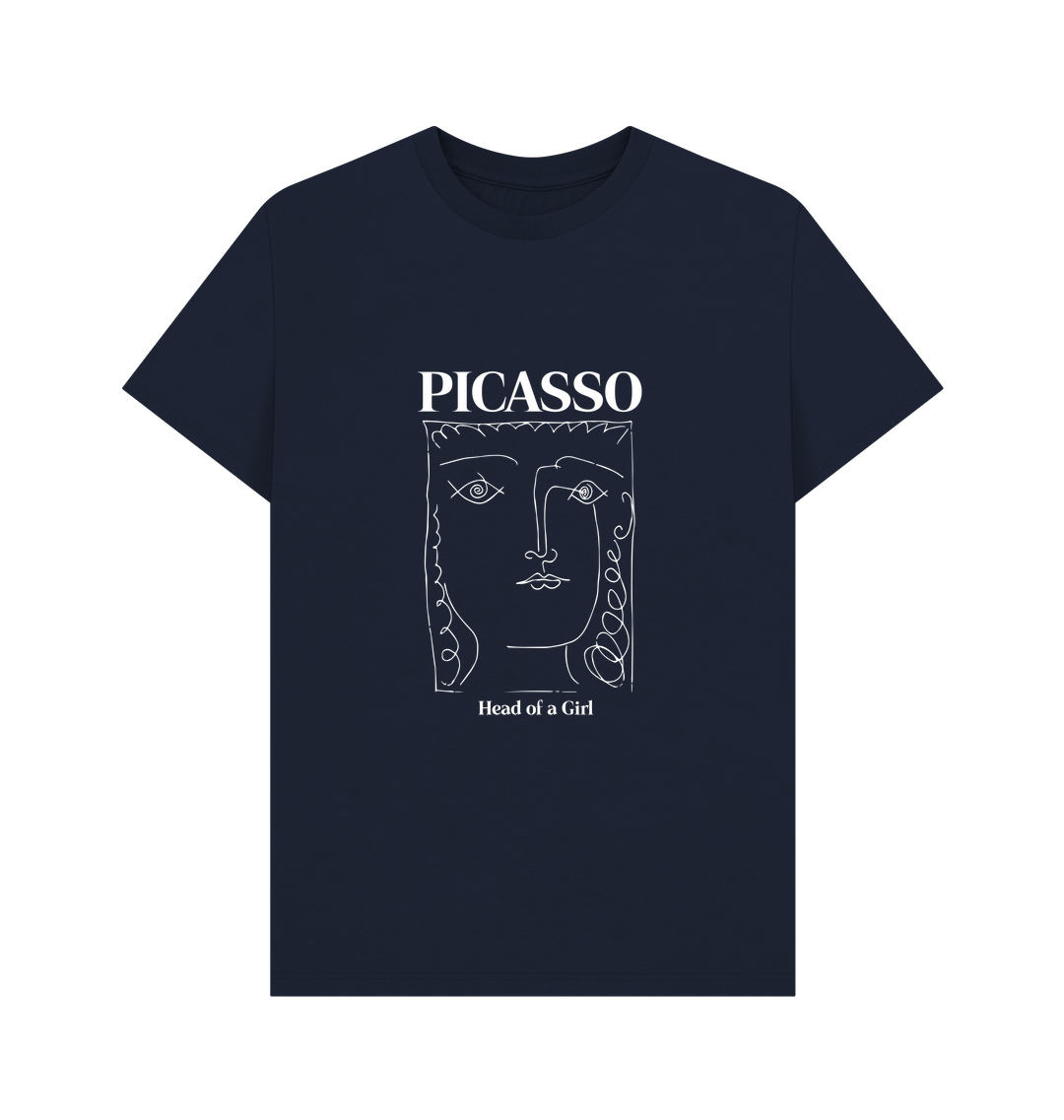 Navy Blue Printed T-shirt