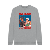 Light Heather Printed Sweater Front
