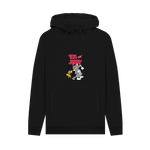Black Printed Hoody