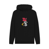 Black Printed Hoody