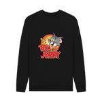 Black Printed Sweater