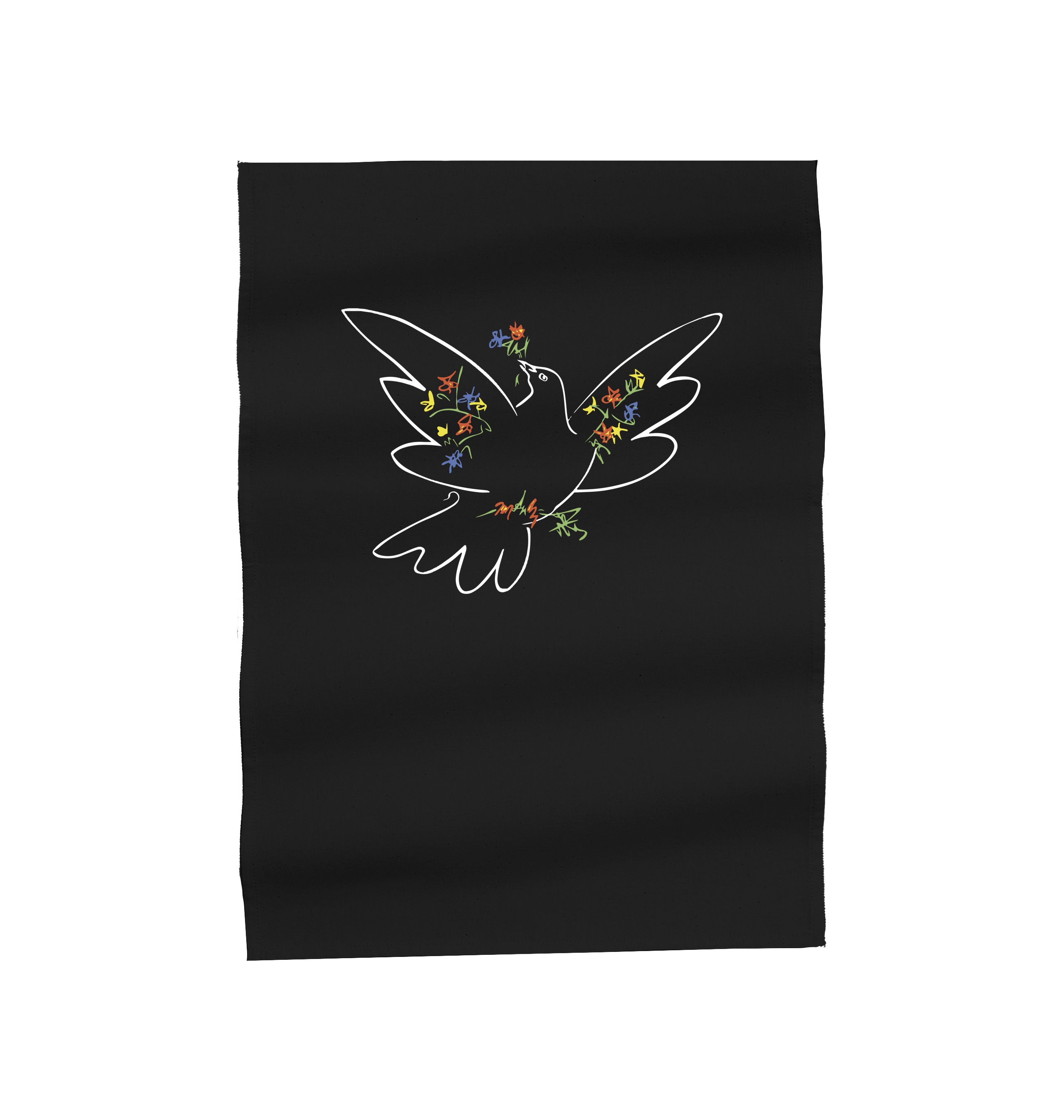 Black Towel Front