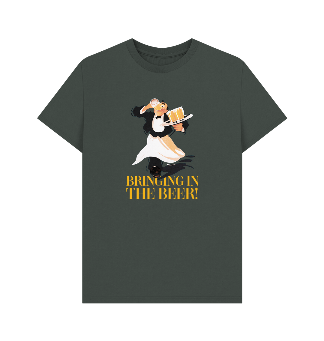 Dark Grey Printed T-shirt Front