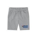 Athletic Grey Printed Mens Shorts Front