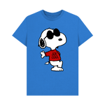 Bright Blue Printed T-shirt Front