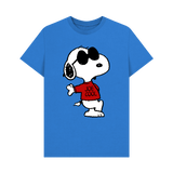 Bright Blue Printed T-shirt Front