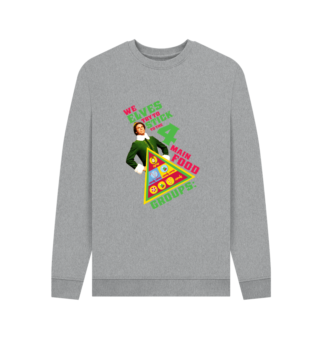 Light Heather Printed Sweater