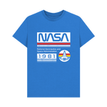 Bright Blue Printed T-shirt Front