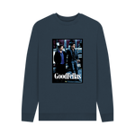 Navy Blue Printed Sweater