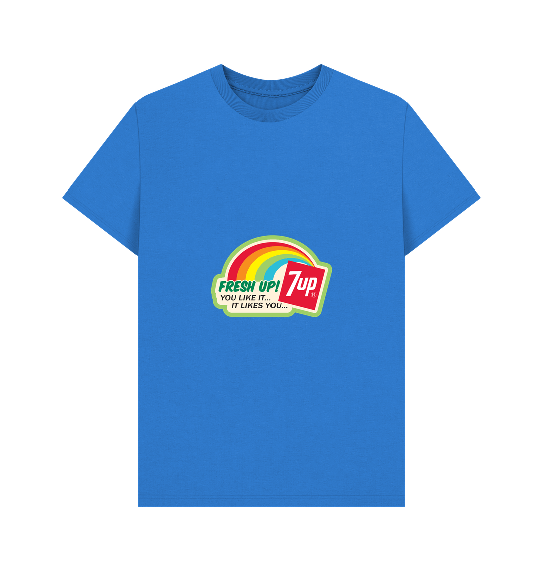 Bright Blue Printed T-shirt