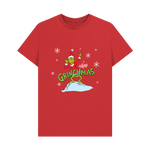 Red Printed T-shirt Front