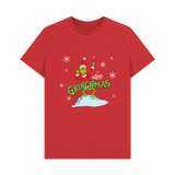 Red Printed T-shirt Front