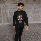 Streetfighter Group Pose Graphic Black Sweatshirt