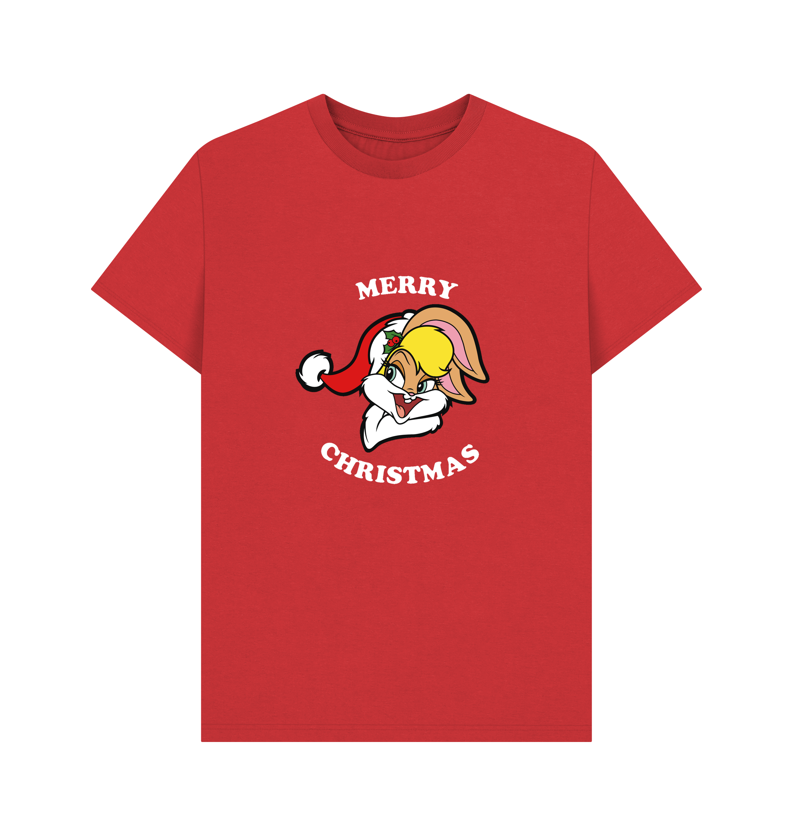 Red Printed T-shirt Front