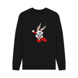 Black Printed Sweater