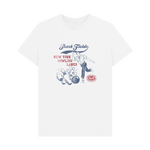 White Printed T-shirt Front