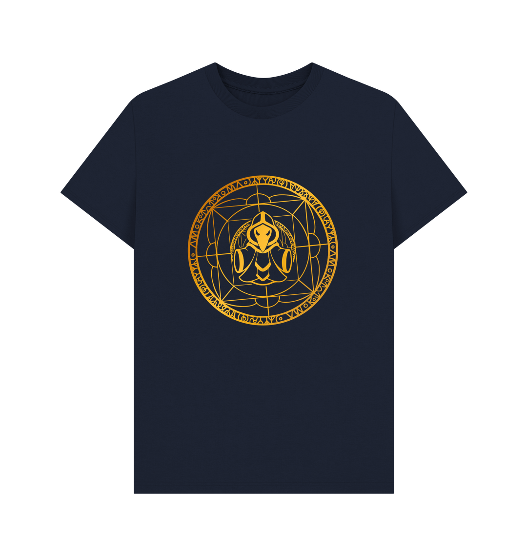 Navy Blue Printed T-shirt