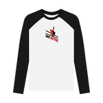 Black-White Printed Baseball T-shirt Front