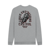 Light Heather Printed Sweater Back