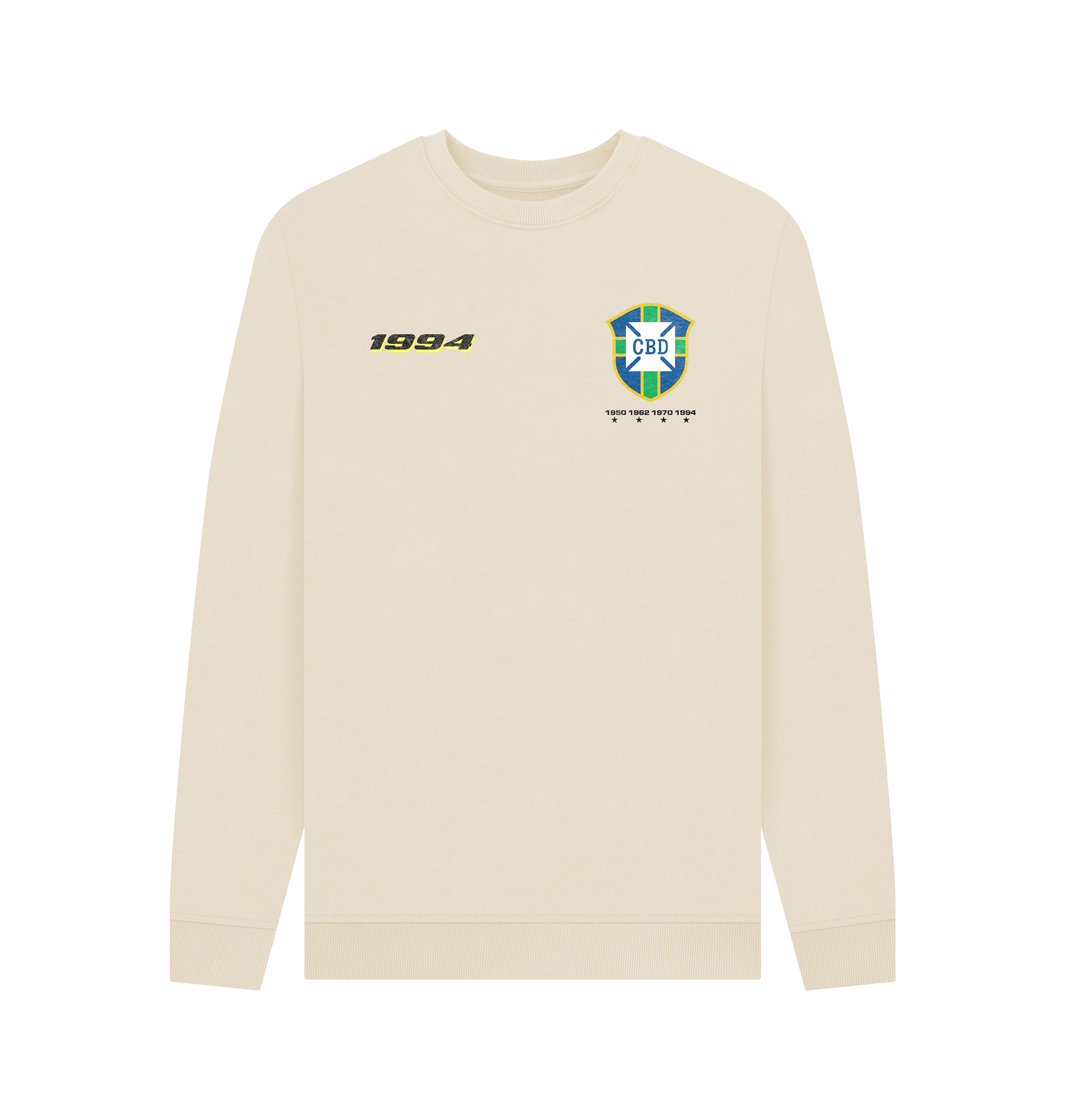 Oat Printed Sweater Front