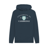 Navy Printed Hoody Front