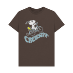 Chocolate Printed T-shirt Front