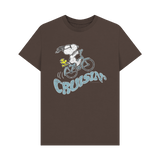 Chocolate Printed T-shirt Front