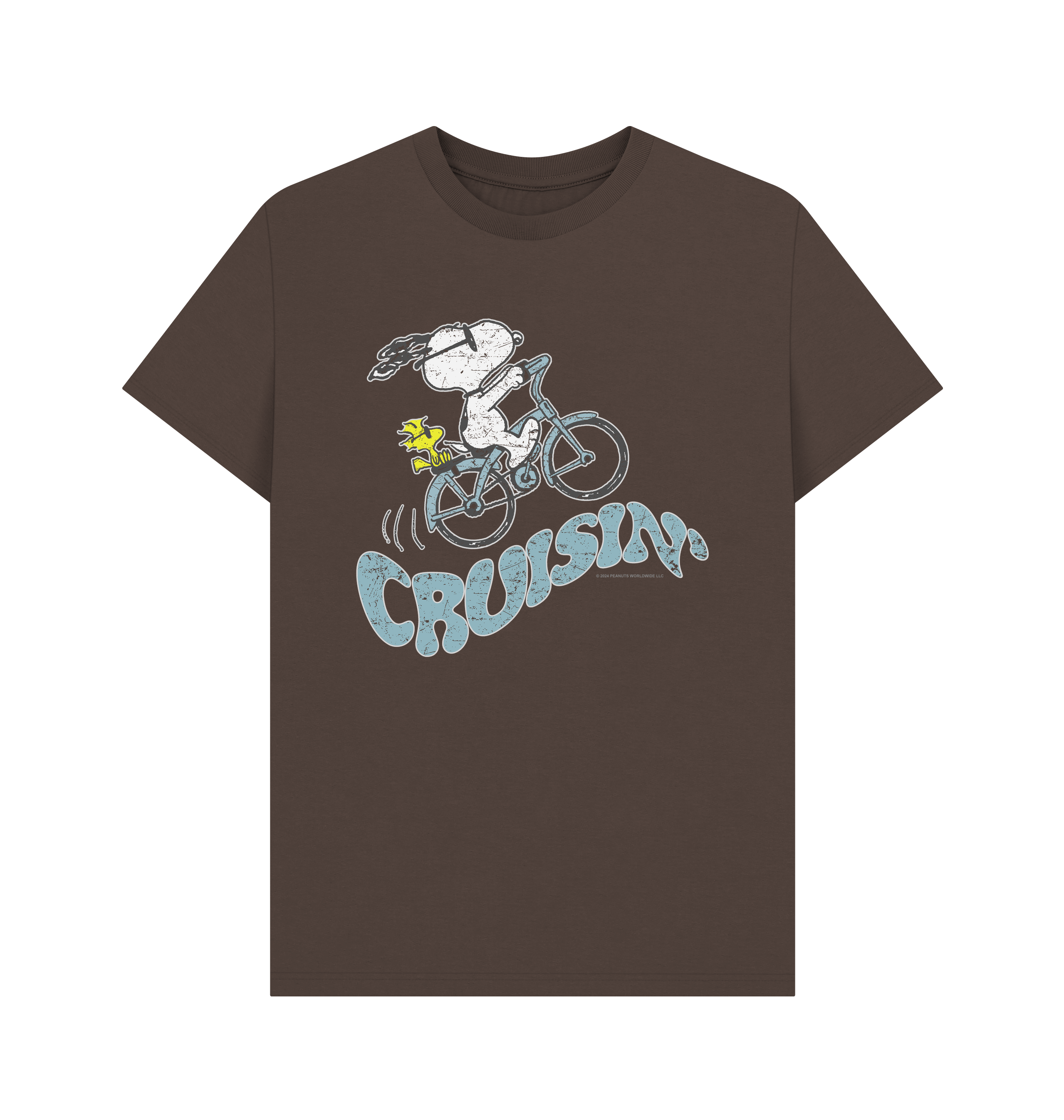 Chocolate Printed T-shirt Front